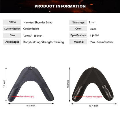 V-Shape Abdominal Crunch Straps